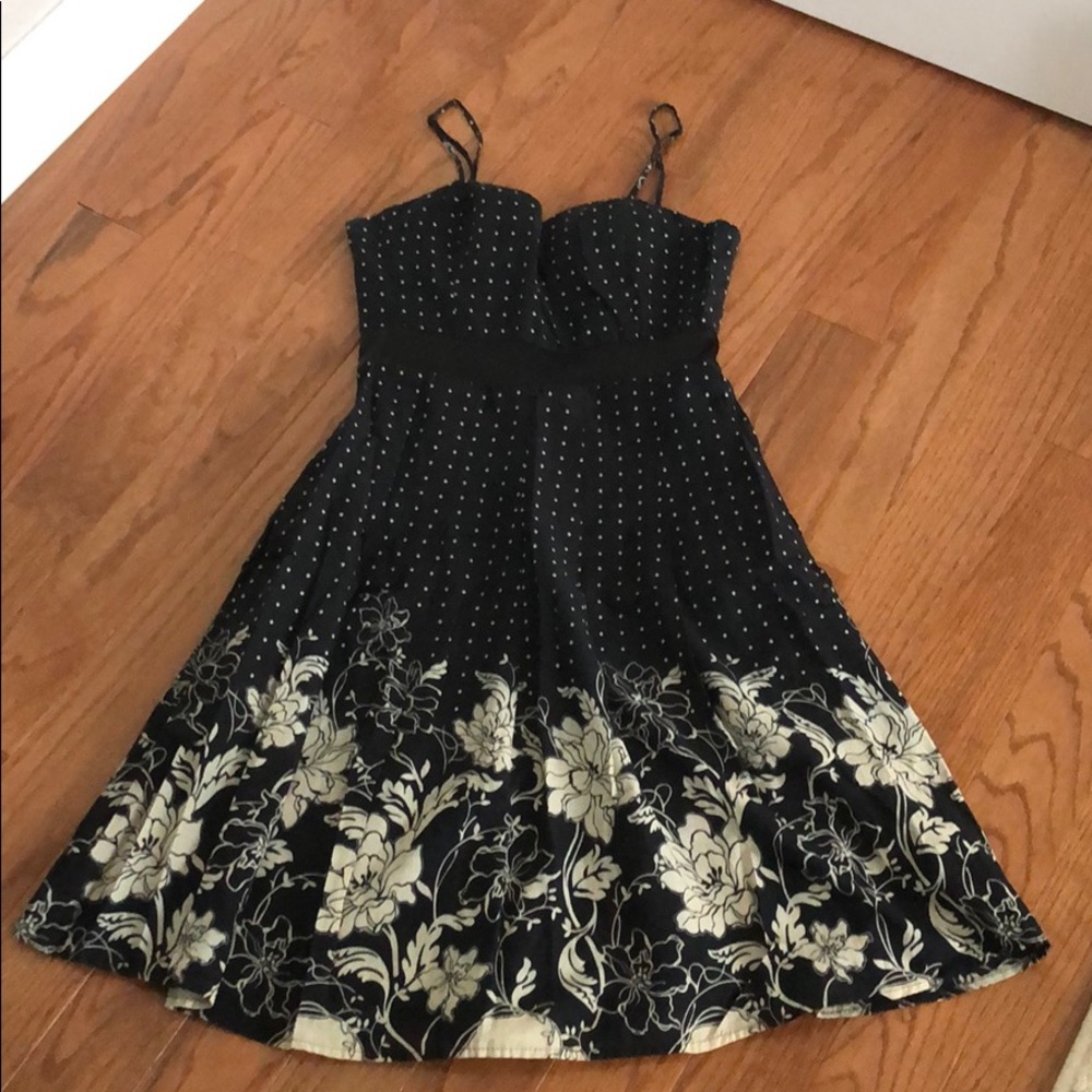 Forever21 Black/cream dress size Small - Picture 1 of 4
